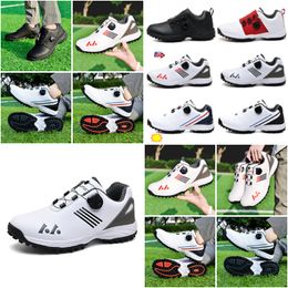 Oqther Gqolf Products Chaussures de golf professionnelles Hommes Femmes Vêtements de golf de luxe pour hommes Chaussures de marche Golfeurs Baskets athlétiques Mâle GAI