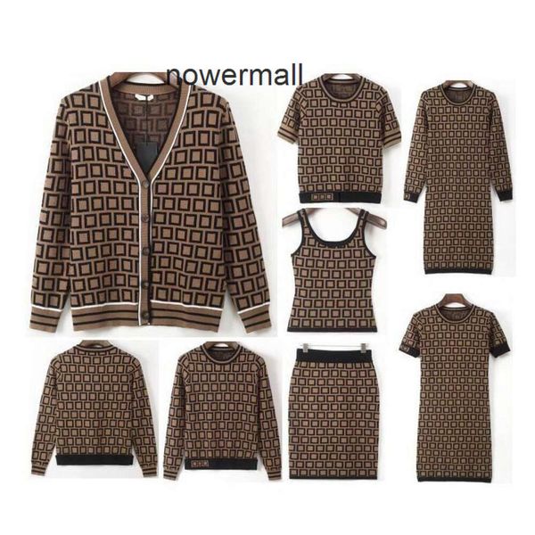 ou anglais fendyly Pull ff Impression Femmes Cardigan Pull Robe Femme Mots Tricots Oneck Tees Vnecks Chandails À Manches Longues Court À Manches Longues Classique Skir 4LVH