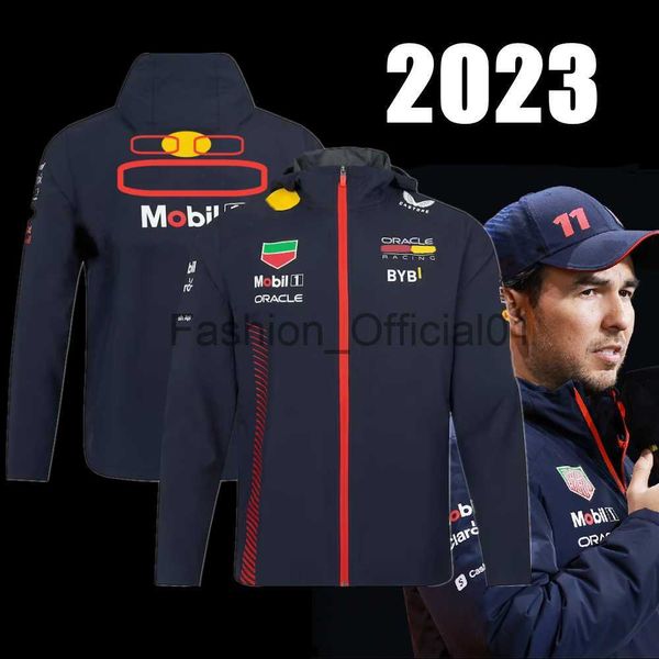 Oracle Red Color Bull Racing 2023 Team Veste F1 Sergio Perez Veste Uniforme Formula 1 Racing Suit MOTO Manteau Homme Jack x0810