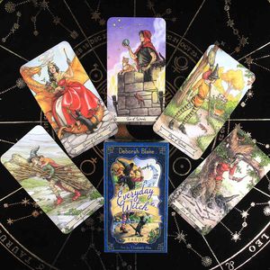 Oracles Electronic Guide Book 78pcs English Version Everyday Witch Tarot Deck Board Game Cards