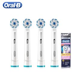 Orale b eb60 elektrische tandenborstel vervangende koppen zachte superfijn borstelharen gevoelige tandvleesverzorging diep schone verwijderingsvlekken voor volwassenen