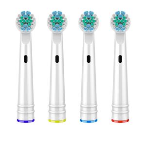 Têtes de brosse à dents électriques Oral B Têtes de brosse remplaçables pour Oral B Electric Advance Pro Health Triumph 3D Excel Vitality 4pcs