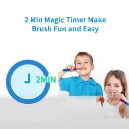 Orale B kinderen elektrische tandenborstel zachte borstel voor mondelinge verzorging vervangbare borstelkop aa batterij aangedreven met 2 minuten timer