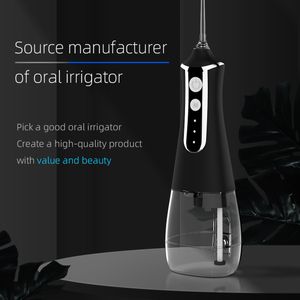 Oral care artifact - USB rechargeable portable oral irrigator, 300ML large capacity water tank, waterproof design, cleans teeth without blind spots!