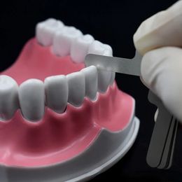 Regla de medición interproximal dental oral Medida GAP de dientes Sistema de acero inoxidable Sistema de ortodoncia Tratamiento
