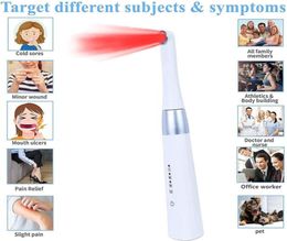 Higiene bucal 660 nm 850 nm Terapia de luz roja de mano Tratamiento de cobertura dentro o fuera de la boca para ser un dispositivo para el herpes labial 2606038244