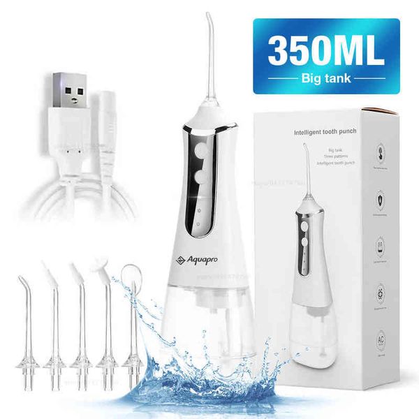 Oral Irrigator Dentaire Jet D'eau Blanchiment Des Dents Flosser Cleaner Floss Thread Home 220510