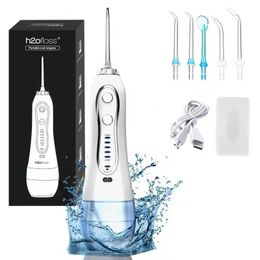 Échelle dentaire d'irrigatrice orale à 3 vitesses ajustement de l'eau dentaire Portable Jet d'eau dentaire 300 ml Nettoyer de dents imperméables
