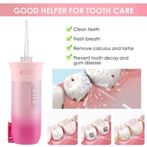 Oral Irrigator Water Flosser Portable Pick Cure-dents Dental Jet Dents Cleaner Blanchiment Fil Buses 220513