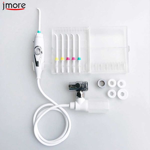 Irrigadores orales Jmore Water Grifo de hilo dental Irrigación de dientes domésticos Máquina de limpieza de dientes Irrigador oral Interruptor Jet Family Water Floss G230523