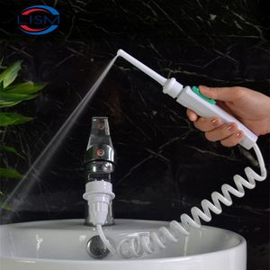 Oral Irrigators LISM Water Dental Flosser Faucet Oral Irrigator Floss Dental Irrigator Dental Pick Oral Irrigation Teeth Cleaning Machine 230314