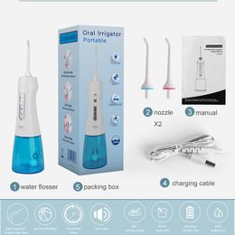 Irrigateurs Oraux Irrigateur Oral Waterpick Water Flosser Contacts Nettoyant USB Nquipment Dentaire Nightgar Portable Nettoyant Dents Étanche