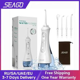 Irrigateurs buccaux SEAGO nouveau rinçage oral évier Portable USB charge 3 Mode IPX7 200ML eau de nettoyage des dents SG833 J240318