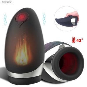 Oral-Like Masturbador Masculino Automático Calentamiento-Vibración Coño de Bolsillo Eléctrico con 9 Velocidades Calentamiento Manos Libres Mamada Stroker L230518