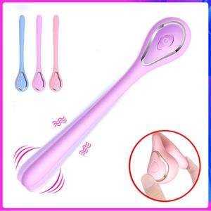 Vibratrice sexy oral mini slim wand clitoris massage vagin stimulation g-spot femelle masturbator érotique jouet pour les femmes