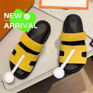 Oran Sandals Summer Leather Slippers Femme Runner Flat S Sandals Slides Plateforme Gérothe TOP UTL4
