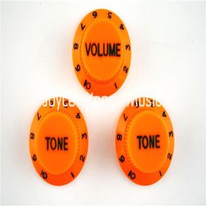 Orange 1 Volume2 Tone Knobs Electric Guitar Control Knoppen voor Fender Strat Style Guitar Wholes4017828