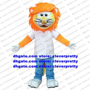 Costume de mascotte Lion couleur Orange Costume de personnage de dessin animé adulte Costume Fandango danse fête accessoires de film zx1909