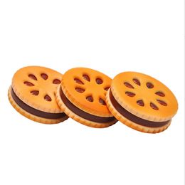 Oranje Cookie Metalen Grinder Vorm 55mm Kruid Grinde Crusher 2 Laag Gedroogde Bloemen Kruiden Thuis Grappig Cadeau