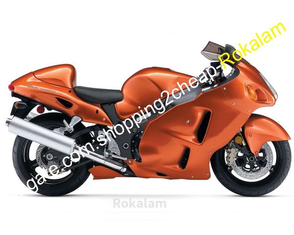 Carénage orange adapté pour Suzuki Hayabusa GSXR1300 GSX-R1300 GSX R1300 GSXR 1300 1999-2007 Kit de carrosserie Moto (moulage par injection)