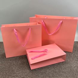 Orange Original cadeau sac en papier sacs à main sac fourre-tout de haute qualité mode sac à provisions en gros moins cher M01Mp