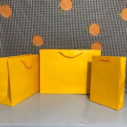 Sac à main en papier Orange Original, fourre-tout de bonne qualité, sac de Shopping à la mode, vente en gros, moins cher F01