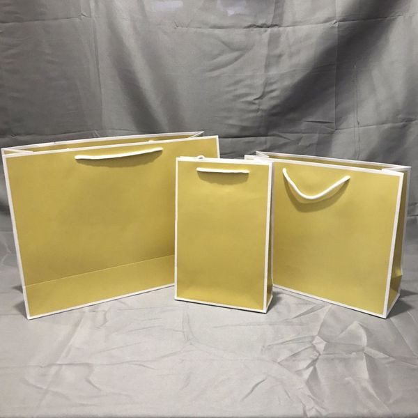 Orange Original Gift Paper bag sacs à main Tote bag haute qualité Fashion Shopping Bag Wholesale moins cher M01A