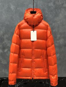 Chaqueta de invierno naranja Abrigos de invierno para hombre Chaqueta cortavientos unisex Doudoune Parka cálida Chaqueta acolchada de moda para mujer con capucha 8758664