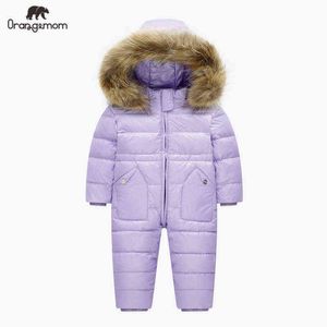 Orangemom boutique officielle bébé veste pour filles garçons vêtements d'extérieur 1-5 ans hiver combinaison neige porter fille vêtements hiver J220718