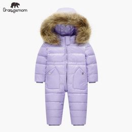 Orangemom magasin officiel bébé manteau veste pour filles garçons vêtements d'extérieur 1-5 ans hiver combinaison neige porter bébé fille vêtements hiver H0909