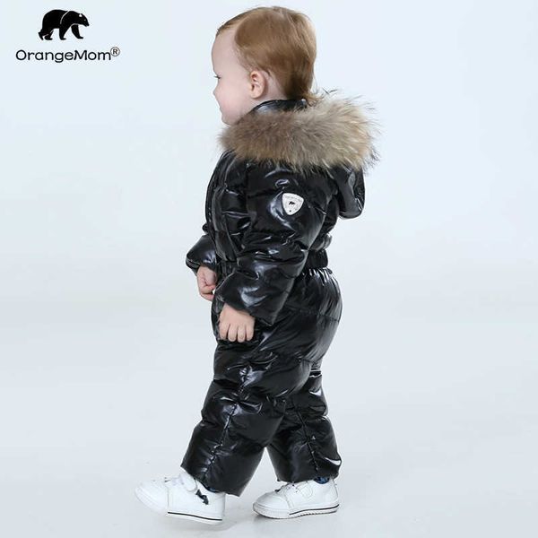 Orangemom boutique officielle bébé combinaison d'hiver, manteaux chauds veste pour filles, bébé vêtements garçons parka vêtements de neige H0909