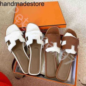 Orans – sandales de styliste classiques et originales, tongs en cuir véritable pour femmes, chaussures plates, pour fête de mariage, taille 35-42 avec Logo