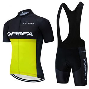 Orbea Cycling Short Sheeves Jersey Bib shorts Sets best verkopende anti-UV zomervietkleding Adembious Bicycle Sports Uniform Ropa Ciclismo Y23030604