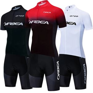 Orbea Orca Cycling Jersey Biscus de vélo Set Men Femmes Femmes Dry Ropa Ciclismo 4 POCHES