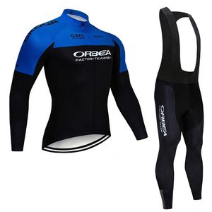 ORBEA Team Hommes cyclisme Maillot Ensemble Printemps / Automne Chemise À Manches Longues Bib Pantalon Kits VTT Vélo Tenues Racing Vélo Uniforme Sports De Plein Air Costume Ropa Ciclismo Y23022404