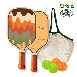 Orbia Sports Glass Fiber Pickleball Paddle vendant des ensembles de paddle Paddle Paddle Paddle Balleball en nid d'abeille 240425