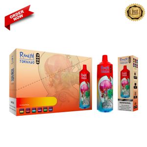 Commandez maintenant Randm Tornado 9000 9k Puffs Vape Vape Electronic Cigarette Vaping Kit Wholesale