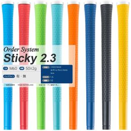 Bestelsysteem Sticky 23 Golf Club Grips Universal Rubber 8 Colors Choice TPE Grip 240402