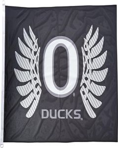 Oregon Ducks Wings Flag Black 3x5ft 150x90cm Printing 100d Polyester Indoor Decoration Outdoor Decoration avec laiton SHIPP202K3445641