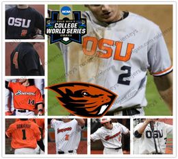 Castors de l'État de l'Oregon 23 Kevin Abel 8 Michael Conforto 23 Jacoby Ellsbury 11 Trevor Larnach OSU Baseball 2018 CWS Hommes Jeunes Enfant Je1248175