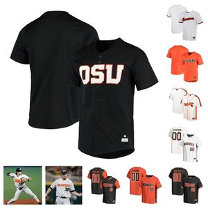 OREGON STATE BEAVERS 37 Travis Bazzana 44 Garret Forrester 12 Micah McDowell 7 Maillot de baseball Mikey Kane 9 Mason Guerra 17 Brady Kasper 15 Kyle Dernedde 1 Gavin Turley