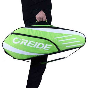 Bolsa de bádminton para raqueta OREIDE, impermeable, de un solo hombro, raqueta de Squash, bolsas deportivas para equipo, puede contener 3 raquetas con bolsa de zapatos para hombres Y1227