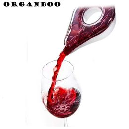 Organboo 1pc Bar Accessoires Mini Portable Red Wine Aerator Bottor Topper verser Aerating Decanter Verser Filtre 240420