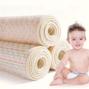 Organische Gekleurde Katoen Waterdichte EVA Laag Baby Veranderende Mat Cover Baby Waterdichte Veranderende urine Pad Bed Lakens Luiers 210312