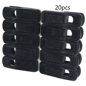 Organisatie 20 stks/set Antislip Hangers Clips Fluwelen Stroomden Broekjas Kleding Broek Clip Droogrekken Ruimtebesparende Ophanghaken