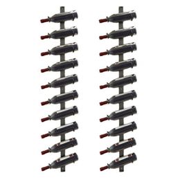 Organisatie Deouny Wine Rack Wall Creative Portable Red Wine Glass Holder Holt Stand Stand Stand Metal Iron Bar Accessoires Kerstmis voor thuis