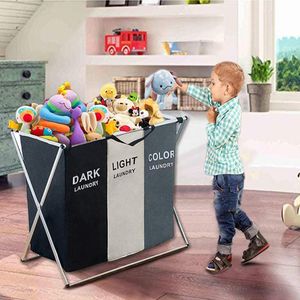 Organisation Dirty Clots Basket Baby Toy Rangeniping Organizer Boîte de rangement pliable Poldable Grande Beaucoup de blanchisserie pour la maison
