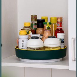 Organisatie Huishoudelijke keuken Multifunctionele roterende plank Kruiden Cosmetica Desktop Grote capaciteit Opslagplank Afvoer Fruitbak