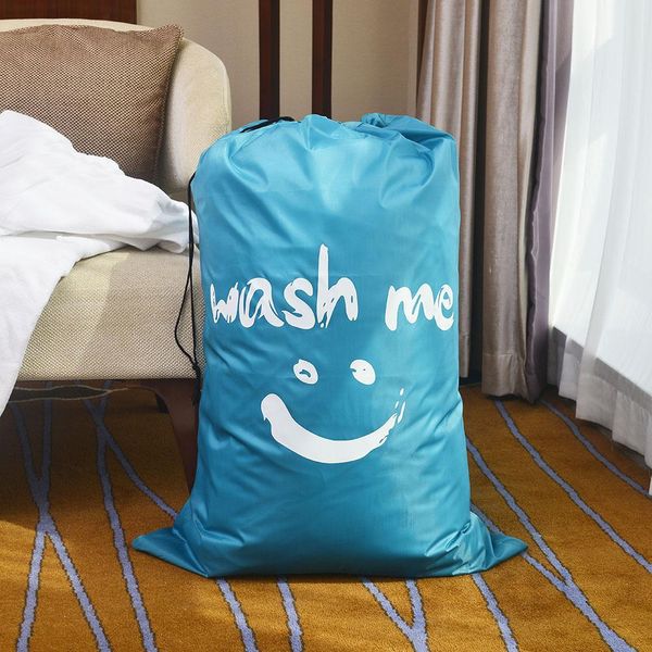 Organisation Grand sac à linge de voyage Ensemble de sacs en nylon Ripstop Sac de rangement sale machine à tradage lavable 24 