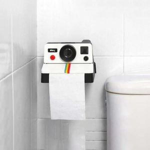 Organisatie Nieuwe retro polaroid vintage camera vorm toiletpapierrol houder tissue doos badkamer